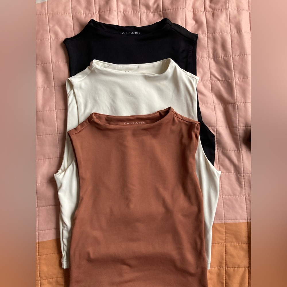 3 cropped top tanks